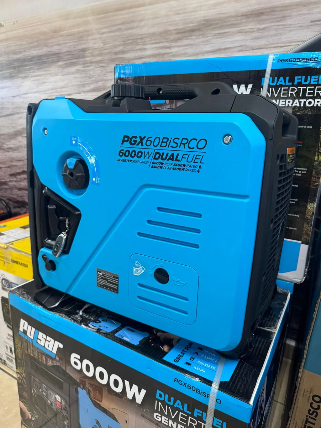 Generador Inverter Dual Fuel 6000W PGX60BiSRCO
