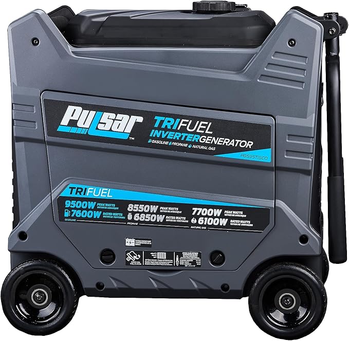 Pulsar 9500W Tri-Fuel Inverter Generator GS95TiSCO