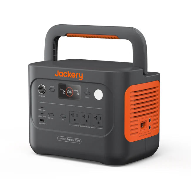 Jackery Explorer 1000 v2 Portable Power Station + SolarSaga 100W Solar Panel