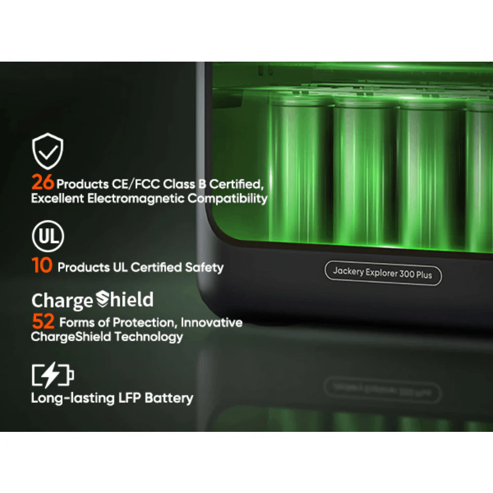 Jackery Solar Generator 300 Plus + SolarSaga 40W