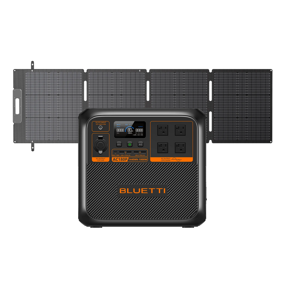 BLUETTI AC180P Solar Portable Power Station | 1,800W 1,440Wh