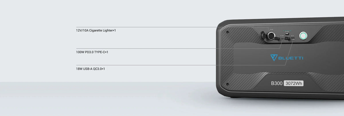 BLUETTI B300 Bateria de Expansion Solar | 3072Wh